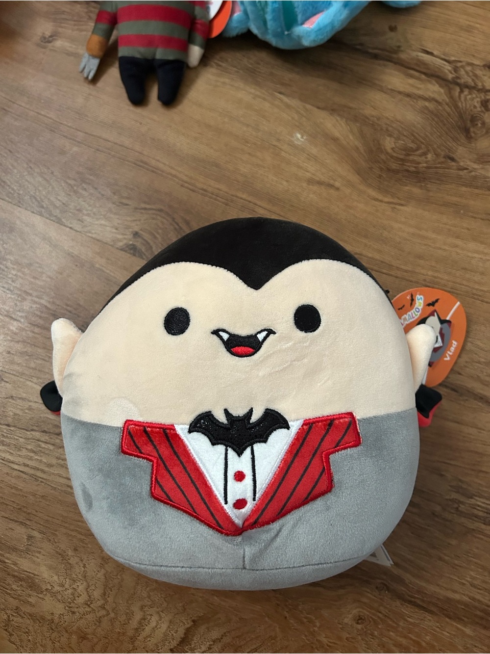 Squishmallows Vampiric Plush - Black, Gray, Red